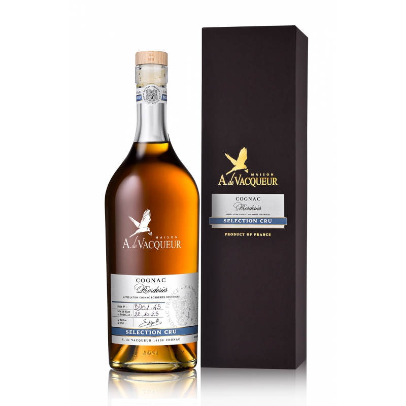 Sélection cru Borderies Cognac Maison A. de Vacqueur